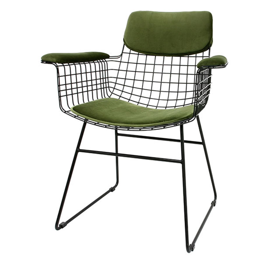 HK living Living Komfort kit til wire stol fløyel