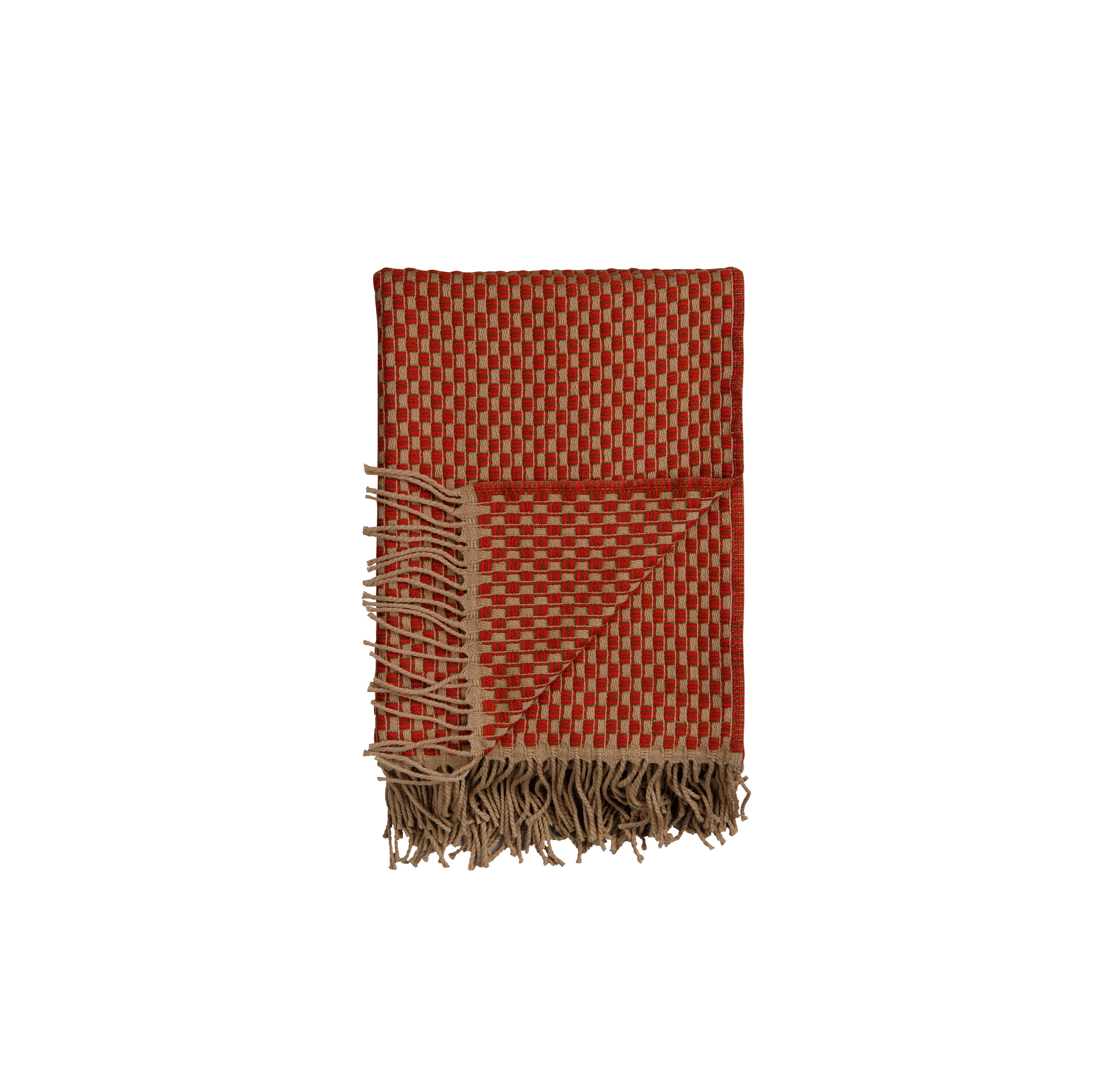 Røros Tweed Isak Pledd, Red Sumac